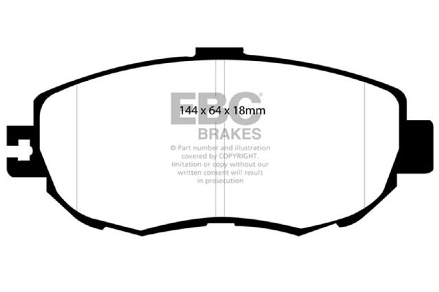 1993-1994 Lexus LS400 Disc Brake Pad Set - Front (EBC Brakes)