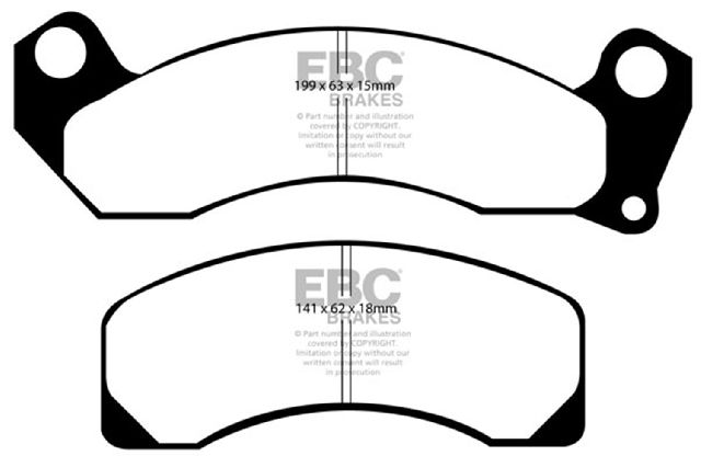 1982-1987 Lincoln Continental Disc Brake Pad Set - Front (EBC Brakes)