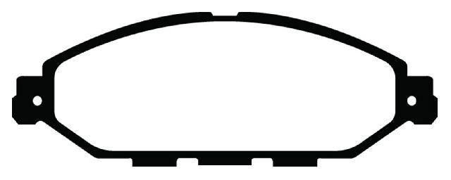 2014-2020 INFINITI QX60 Disc Brake Pad Set - Front (EBC Brakes)