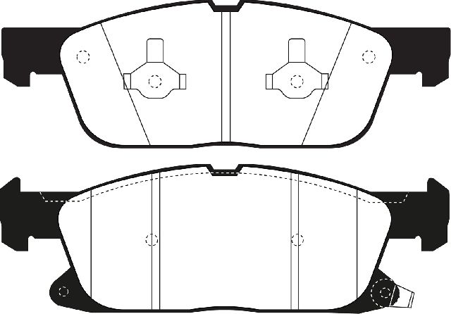 2017-2018 Lincoln Continental Disc Brake Pad Set - Front (EBC Brakes)
