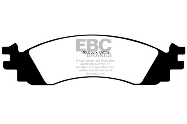 2006-2010 Mercury Mountaineer Disc Brake Pad Set - Front (EBC Brakes)