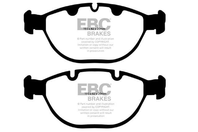 2002-2006 BMW X5 Disc Brake Pad Set - Front (EBC Brakes)