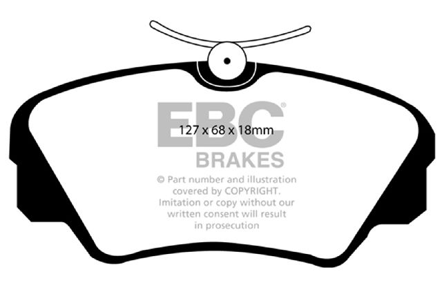 1997-2001 Cadillac Catera Disc Brake Pad Set - Front (EBC Brakes)