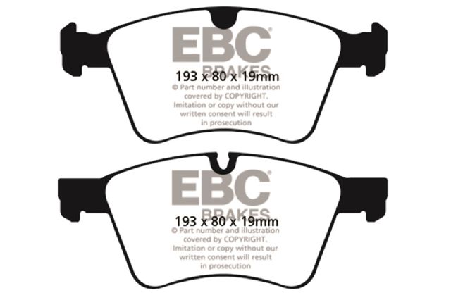 2010-2012 Mercedes-Benz GL550 Disc Brake Pad Set - Front (EBC Brakes)