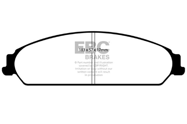 2005-2010 Chrysler 300 Disc Brake Pad Set - Front (EBC Brakes)