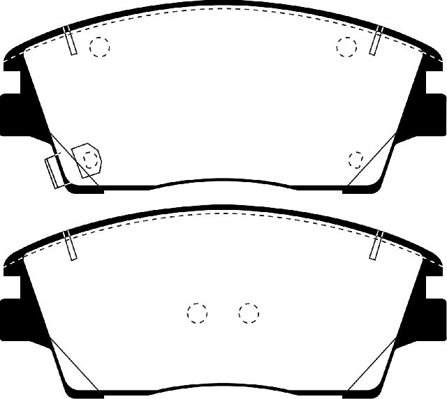 2017-2020 Hyundai Elantra Disc Brake Pad Set - Front (EBC Brakes)