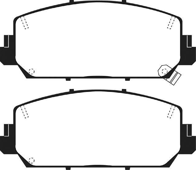 2016-2022 Acura ILX Disc Brake Pad Set -  or Front (EBC Brakes)