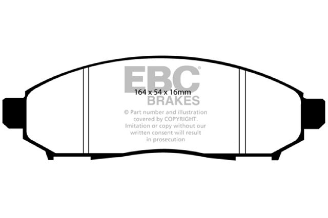 2009-2012 Suzuki Equator Disc Brake Pad Set - Front (EBC Brakes)
