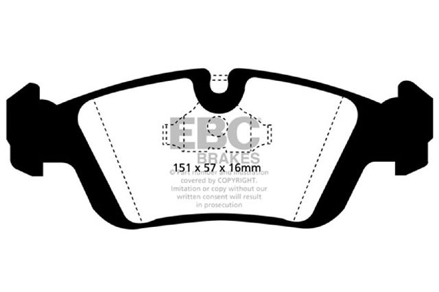 1996-1998 BMW Z3 Disc Brake Pad Set - Front (EBC Brakes)