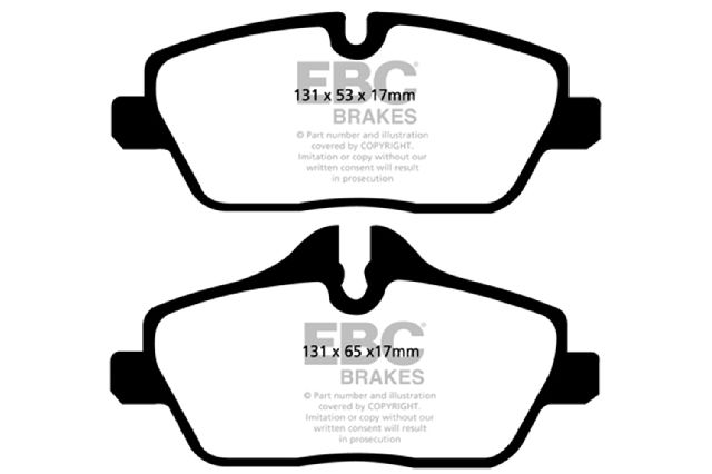 2007-2023 Mini Cooper Disc Brake Pad Set -  or Front (EBC Brakes)