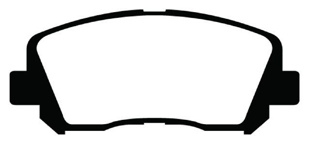 2013-2016 Dodge Dart Disc Brake Pad Set - Front (EBC Brakes)
