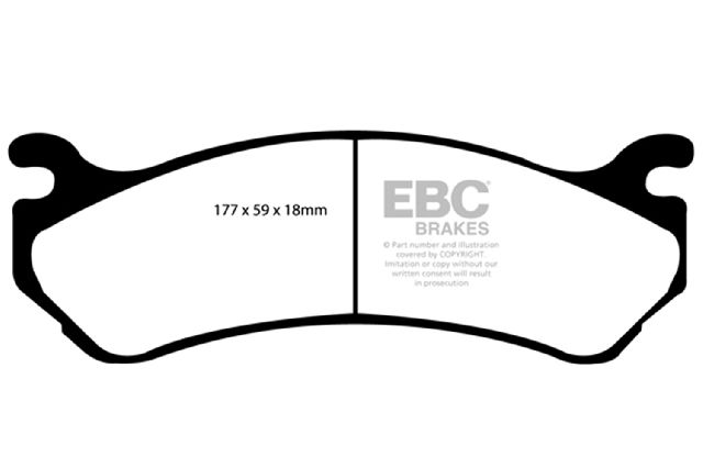 2003-2006 Chevrolet Express 2500 Disc Brake Pad Set - Front (EBC Brakes)