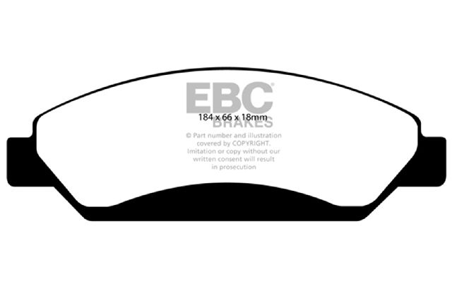 2007 Chevrolet Avalanche Disc Brake Pad Set - Front (EBC Brakes)