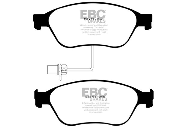2004-2006 Volkswagen Phaeton Disc Brake Pad Set - Front (EBC Brakes)