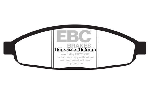 2004-2008 Chrysler Pacifica Disc Brake Pad Set - Front (EBC Brakes)