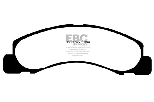 1999-2004 Ford F-350 Super Duty Disc Brake Pad Set - Front (EBC Brakes)