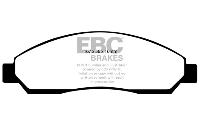 2004-2008 GMC Canyon Disc Brake Pad Set - Front (EBC Brakes)
