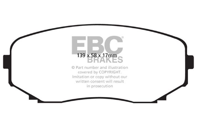2007-2012 Mazda CX-7 Disc Brake Pad Set - Front (EBC Brakes)