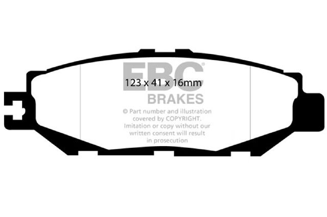 1993-2000 Lexus LS400 Disc Brake Pad Set - Rear (EBC Brakes)