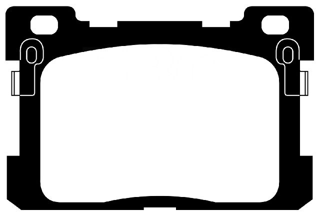 2017-2020 Genesis G90 Disc Brake Pad Set - Rear (EBC Brakes)