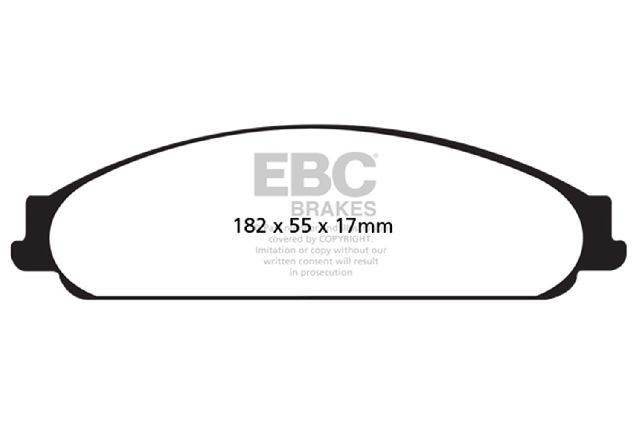 2005-2007 Ford Freestyle Disc Brake Pad Set - Front (EBC Brakes)