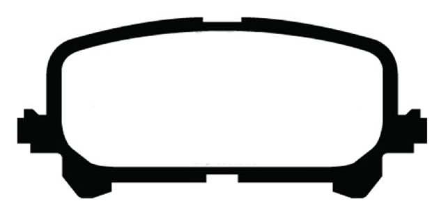 2014-2017 Acura MDX Disc Brake Pad Set - Rear (EBC Brakes)