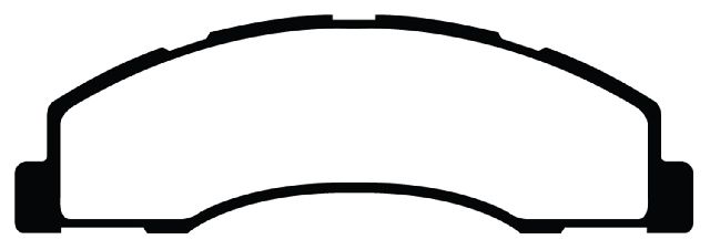 2008-2014 Ford E-250 Disc Brake Pad Set - Front (EBC Brakes)