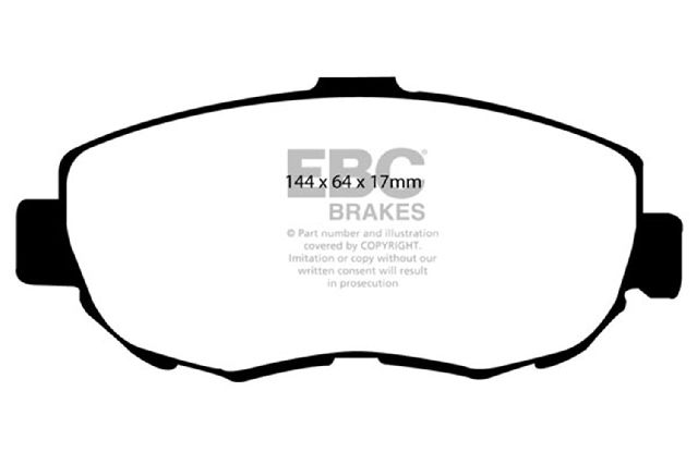 2001-2005 Lexus IS300 Disc Brake Pad Set - Front (EBC Brakes)