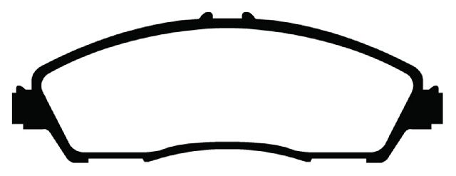 2014-2022 Acura MDX Disc Brake Pad Set - Front (EBC Brakes)