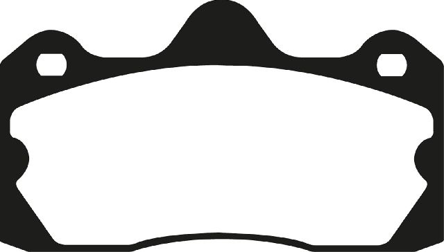 2010-2016 Lotus Evora Disc Brake Pad Set - Rear (EBC Brakes)
