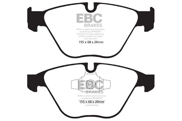 2010-2011 BMW 335i xDrive Disc Brake Pad Set - Front (EBC Brakes)