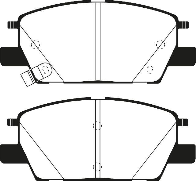 2016-2022 Chevrolet Malibu Disc Brake Pad Set - Front (EBC Brakes)