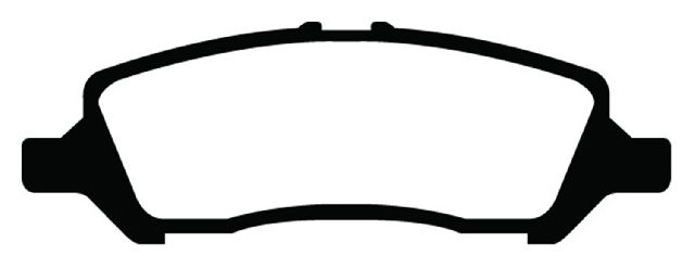 2013-2016 Dodge Dart Disc Brake Pad Set - Rear (EBC Brakes)