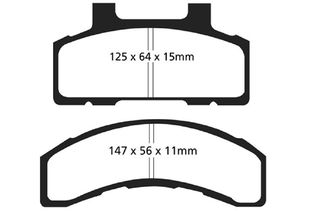 1985-1996 Buick Century Disc Brake Pad Set - Front (EBC Brakes)