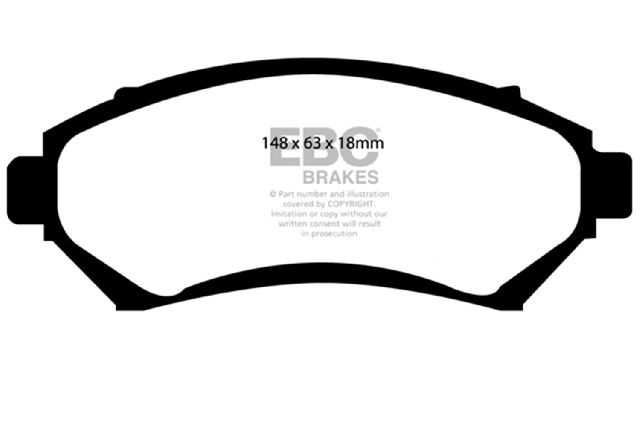 1997-2005 Buick Century Disc Brake Pad Set - Front (EBC Brakes)