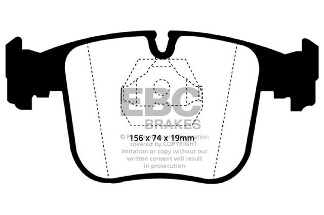 1993 BMW 850Ci Disc Brake Pad Set - Front (EBC Brakes)