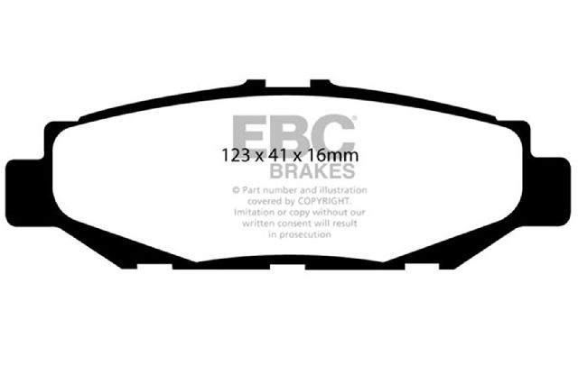1992-2000 Lexus SC300 Disc Brake Pad Set - Rear (EBC Brakes)