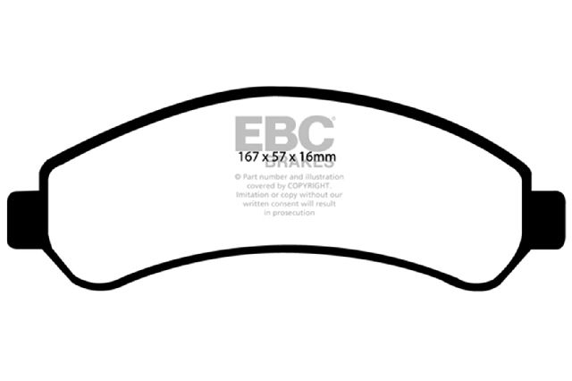 1997-2001 Oldsmobile Bravada Disc Brake Pad Set - Front (EBC Brakes)