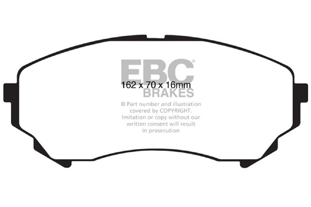 2008-2014 Cadillac CTS Disc Brake Pad Set - Front (EBC Brakes)