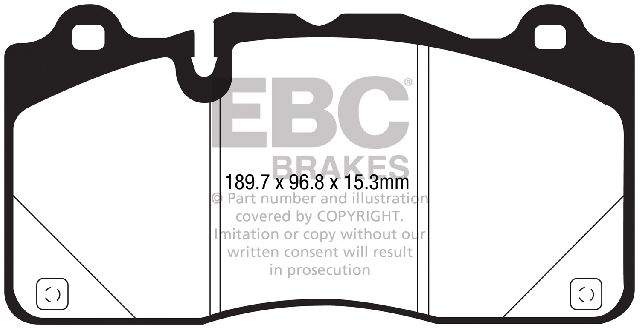 2016-2019 Cadillac CTS Disc Brake Pad Set - Front (EBC Brakes)