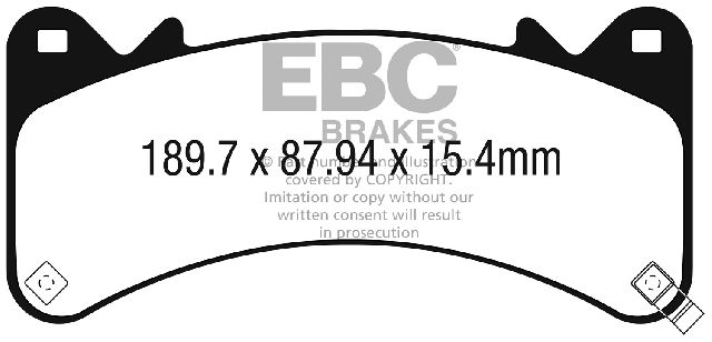 2020 Chevrolet Suburban Disc Brake Pad Set - Front (EBC Brakes)