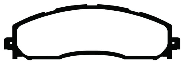2013-2022 Ford F-350 Super Duty Disc Brake Pad Set -  or Rear (EBC Brakes)