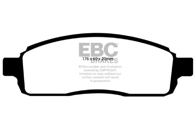 2006-2008 Lincoln Mark LT Disc Brake Pad Set - Front (EBC Brakes)