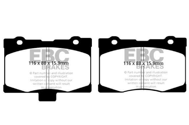2005-2012 Acura RL Disc Brake Pad Set - Front (EBC Brakes)