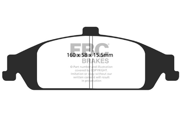 1999-2004 Oldsmobile Alero Disc Brake Pad Set - Front (EBC Brakes)