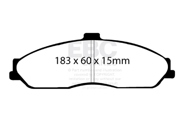 2004-2009 Cadillac XLR Disc Brake Pad Set - Front (EBC Brakes)