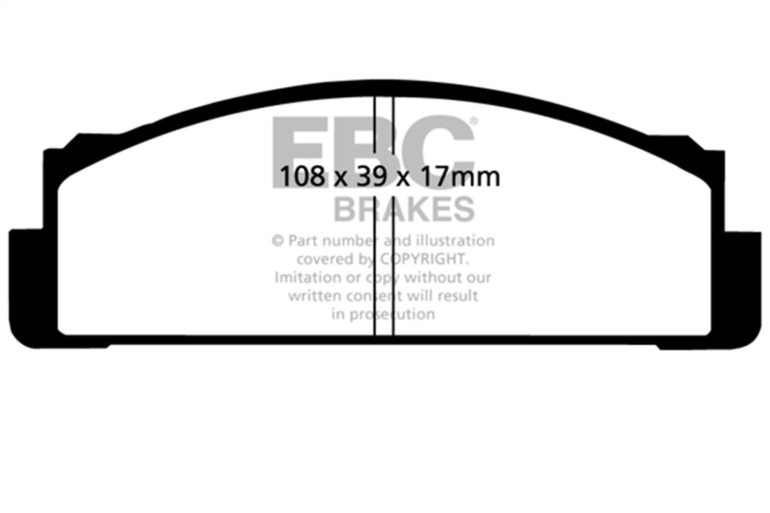 1982, 1981, 1980, 1979 Fiat Strada Disc Brake Pad Set
