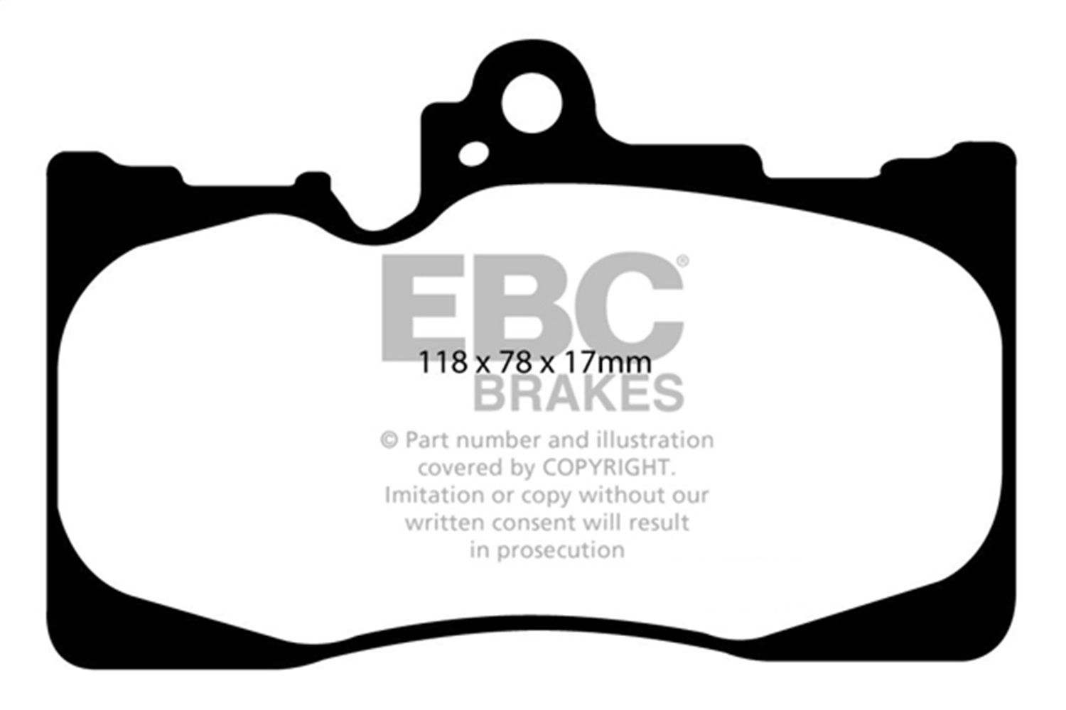 2007, 2006 Lexus GS430 Disc Brake Pad Set