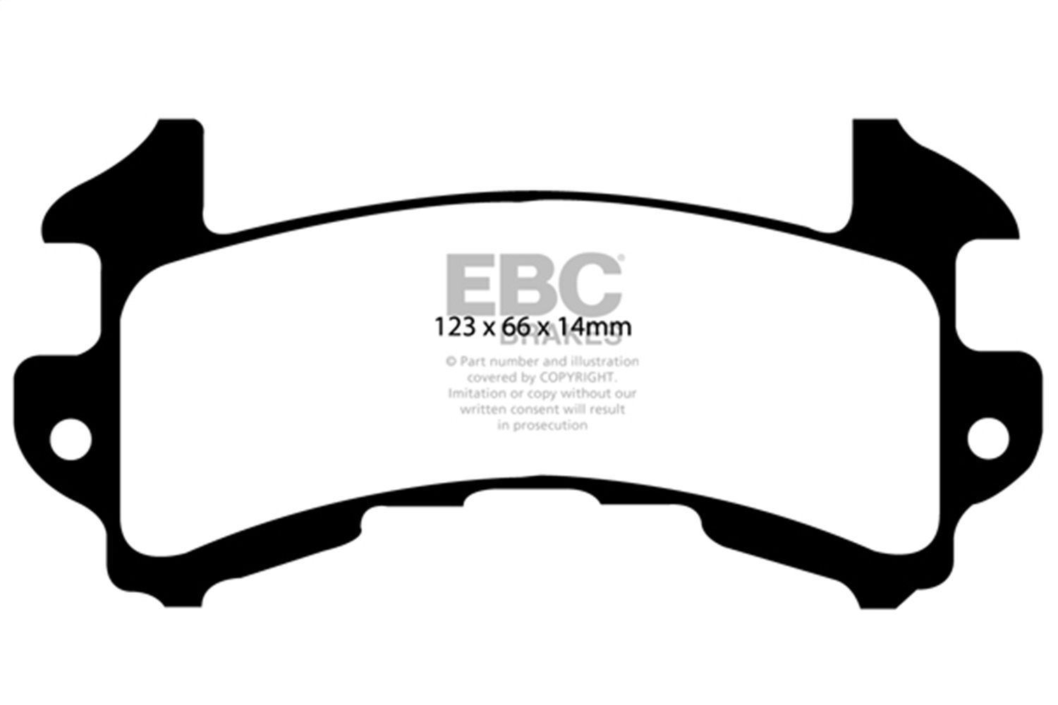 1997, 1996, 1995, 1994, 1993, 1992 GMC Jimmy Disc Brake Pad Set