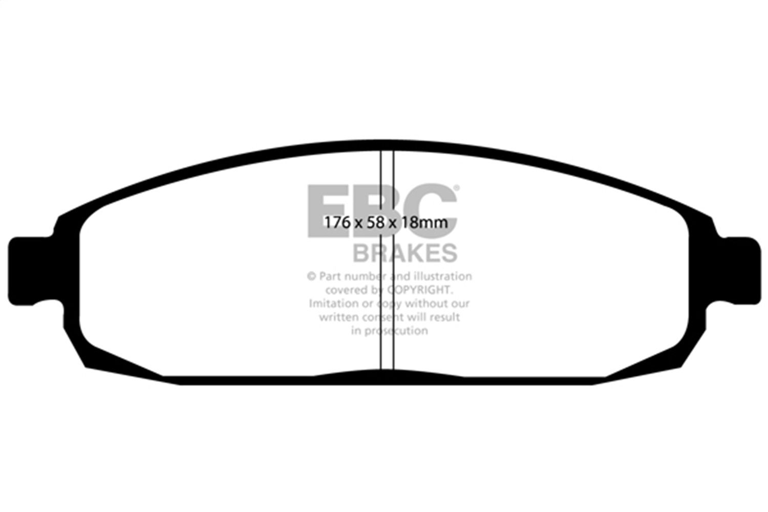 2010, 2009, 2008, 2007, 2006 Jeep Commander Disc Brake Pad Set